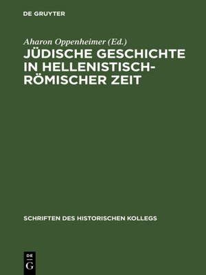cover image of Jüdische Geschichte in hellenistisch-römischer Zeit